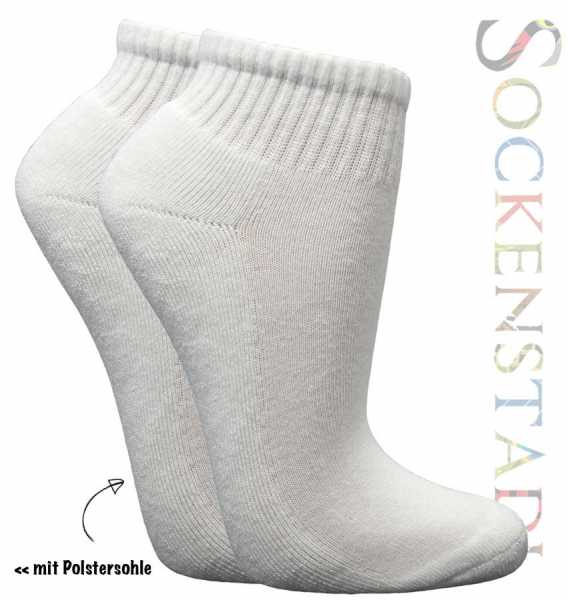 Sport Kurzsocken | weiss